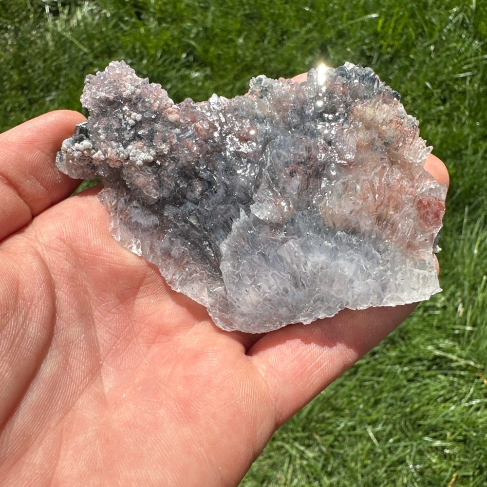 Natural Galaxy Crystal Cluster